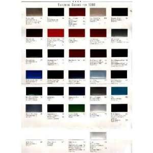  1999 FORD TRUCK Paint Chips [eb7673N] Automotive