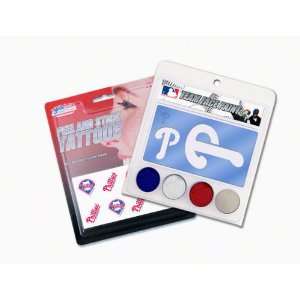  Philadelphia Phillies Face Paint and Tattoo Pack Sports 