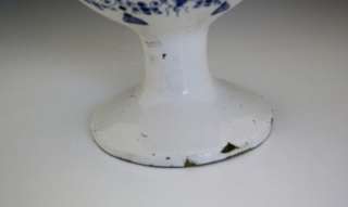 17thC TO EARLY 18thC ENGLISH DELFT WARE DRUG OR APOTHECARY WET JAR 3 