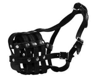 The light weight construction of this muzzle is ideal for everyday use 