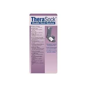  Therasock Doublesock System   2 Pair   White, Size XL Men 