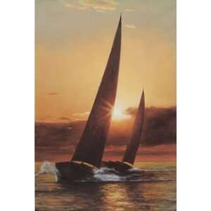   Sails CANVAS Edge #5 3/4 L&R semi image wrap and 3/4 black top