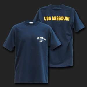 USS MISSOURI BB 63 NAVY T SHIRT SHIRT SHIRTS U.S. MILITARY SIZE XLARGE