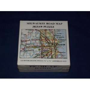  1990 Nordevco Milwaukee Road Map Jigsaw Puzzle   100 