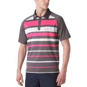  Oakley Golf Mens Stroke Polo Shirt, Shadow, X Large 