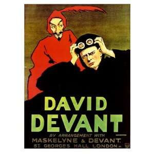  David Devant MasterPoster Print, 12x16