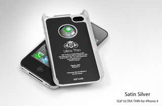 SGP iPhone 4 Case Ultra Thin Matte Series Satin Silver  