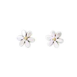  Far Fetched Sterling Silver Daisy Post Earrings Far Fetched 