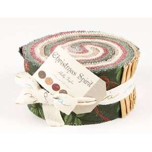  Holly Taylor CHRISTMAS SPIRIT Jelly Roll 2.5 Fabric 