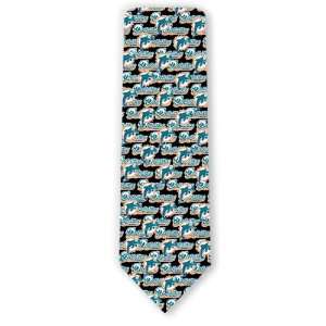  Miami Dolphins Type & Logo Neckties