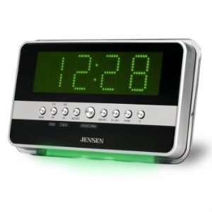  Jensen AM/FM Dual Alarm Clock Radio with Wave Sensor Electronics