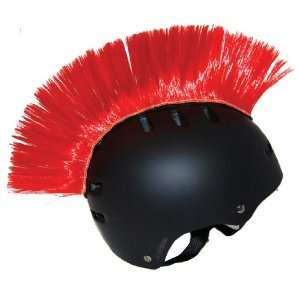   Helmet Customization Red Mohawk   Give your helmet some Attitude
