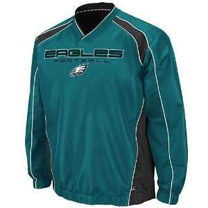  Philadelphia Eagles Coaches Choice Pullover Jacket Sports 