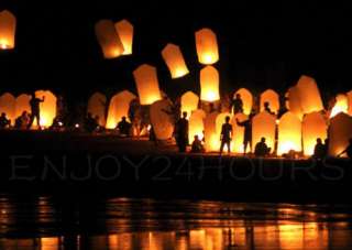 SKY UFO Balloon Kongming Lanterns Wishing Lamp and anniversary