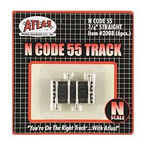 Atlas Model   Code 55 3/4 Straight (3) N (Trains) Toys 