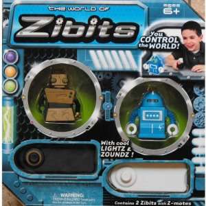 Zibits Remote Control 2 Robot Gift Pack   SCRAPZ (Black/Copper) & SHOX 
