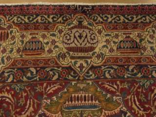   Carpet Antique Signed Persian Pictorial Archaeological Wool Rug  