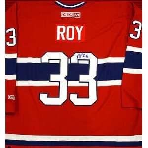  Autographed Patrick Roy Jersey   Replica Sports 