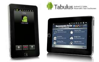Tabulus   7 inch Android 2.2 Tablet Phone 4GB, WiFi, Camera, 3G 