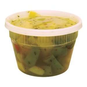  Clear Round Deli Container Combo Pack 240/CS