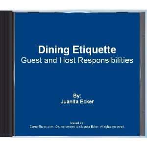 Dining Etiquette Guest and Host Responsibilities (Multimedia CD 
