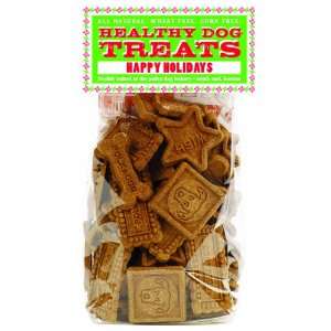  Polka Dog Bakery Happy Holidays Cello Bag, Gingerbread Dog 