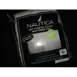  Nautica Twin / Twin XL Mattress Pad Cover Extra Long 