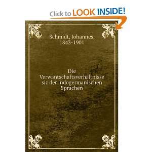   sic der indogermanischen Sprachen Johannes, 1843 1901 Schmidt Books