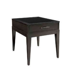  Rectangular End Table by Broyhill   Dark Charcoal Finish 