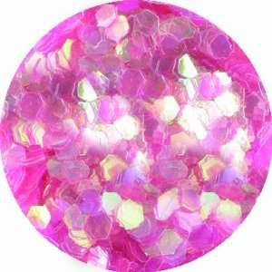  erikonail Hologram Hexagon 2mm Pink Aurora Health 