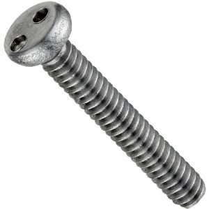 Plain 18 8 Stainless Steel Tamper Resistant Machine Screw, USA Made 