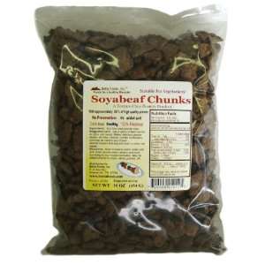 Betta Foods Soyabeaf Chunks (Unflavored TVP), 16 ounce Bag