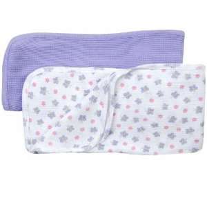    Koala Baby 2 Pack Thermal Blanket   Butterfly   Lilac Baby
