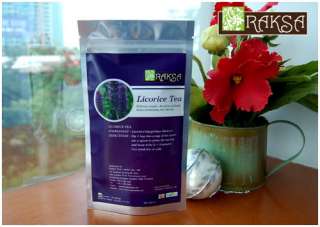 30 Licorice Premium Tea Raksa Thai Herbs relieves cough  