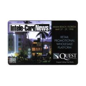  Collectible Phone Card 5m Intele Card News Show (Miami 