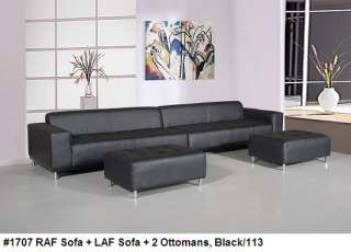 1707 4pcs( Two sofa & Two ottoman) Configurable Set  