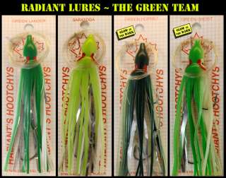 RADIANT LURES Salmon Fishing THE GREEN TEAM HOOTCHIES  