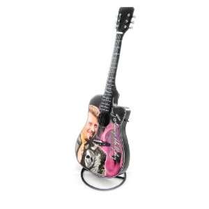  Decorative guitar Johnny Halliday pink.