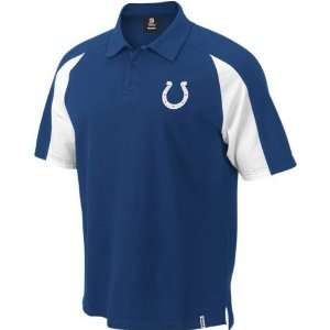  Reebok Indianapolis Colts Blue Coaches Stealth Pique Polo 