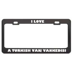 Love A Turkish Van/ Vankedisi Cat Animals Pets Metal License Plate 