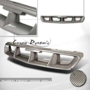  Honda Civic 4Dr JDM Race Grille Carbon Silver Grille Grill 