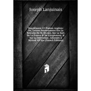   Ã? Mylord AllEye (French Edition) Joseph Lanjuinais Books