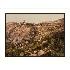  Station and village La Turbie Riviera, c. 1890s, (M 