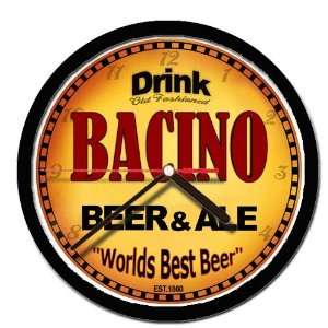  BACINO beer and ale wall clock 