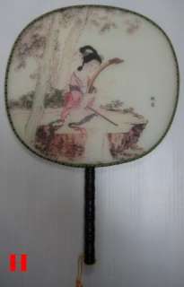 Chinese Classic Beauty silk hand fans Art New  