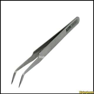 Antimagnetic Stainless Steel Curved Pointed Tweezers  