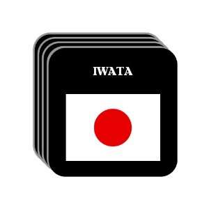 Japan   IWATA Set of 4 Mini Mousepad Coasters