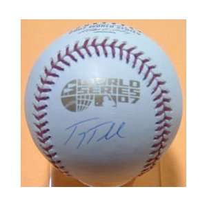  Signed Troy Tulowitzki Ball   NEW 2007 W S STEINER Sports 