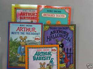 Lot 5 Arthur Adventure Books by Marc Brown   NEW  