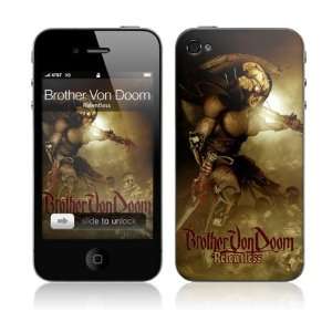   MS BVON10133 iPhone 4  Brother Von Doom  Relentless Skin Electronics